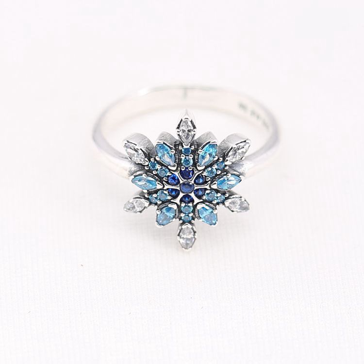 pandora anillo de S925 steriling 100% con anillos de pandora llena de circón