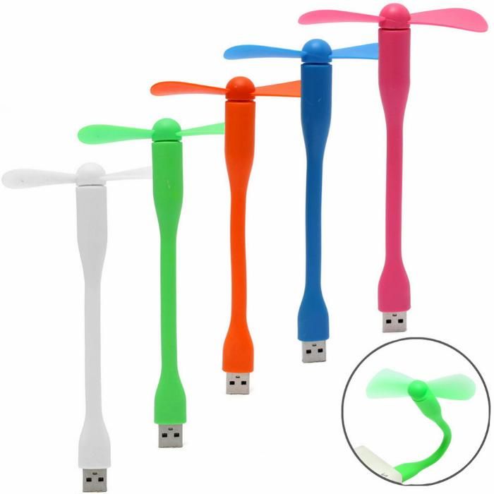 Portable Flexible USB Mini Fan Xiaomi Charge For all Power Supply USB Output 