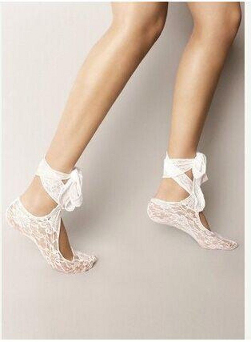 white lace wedding sandals