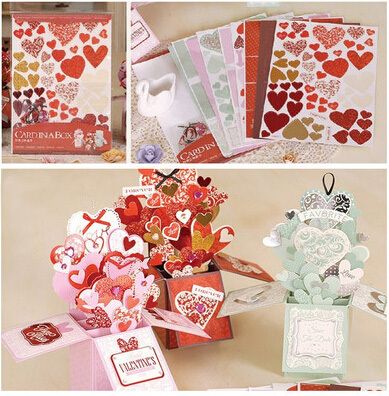 Sweet Valentine Love Pop Up Box Card Diy Handmade Card In A Box