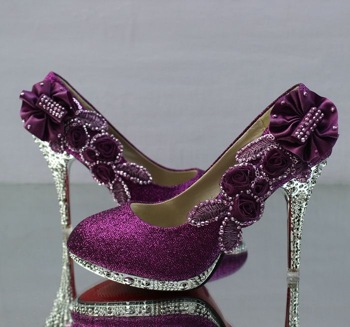 mens purple wedding shoes