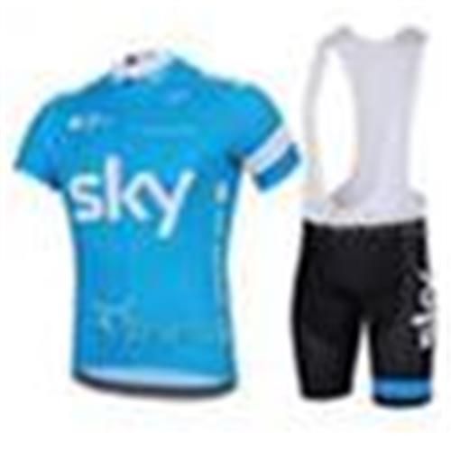 blue jersey and bib pants