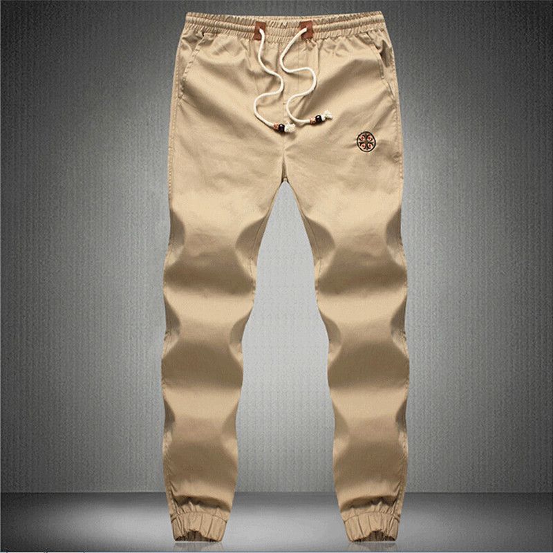 plus size khaki joggers