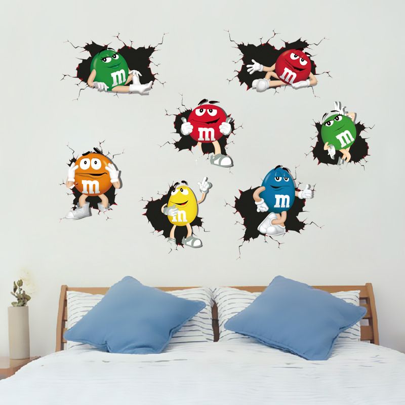 Mm Peas Wall Stickers Cartoon Childrens Room Decorative Nursery - Children S Room Decor Wall Stickers Mm Peas Wall Stickers Cartoon Childrens Room Decorative Nursery - Children S Room Decor Wall Stickers