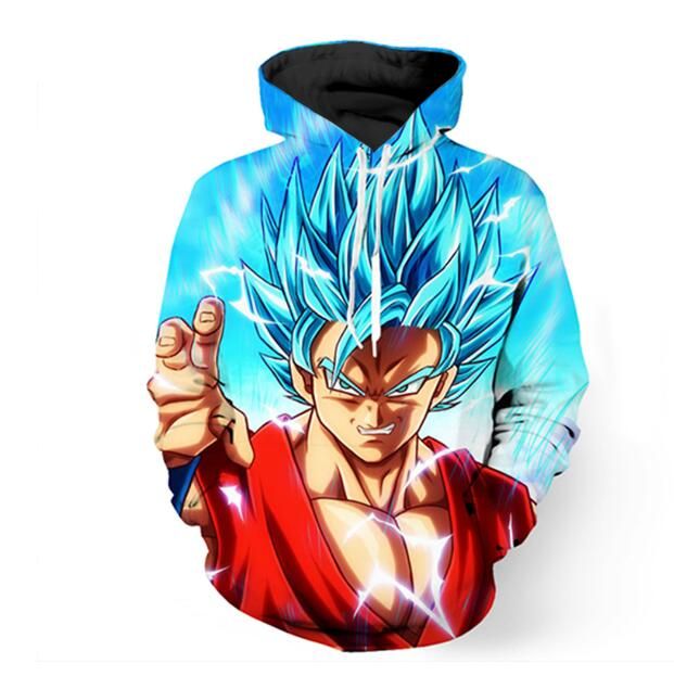 dragon ball z moletom com capuz 3d printing pullover sportswear men's sweatshirt