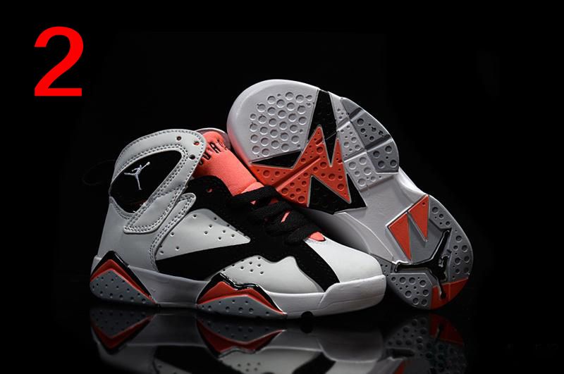 Acheter Pas Cher Chaussures En Cuir Kids Nike Air Jordan 7 Retro ... Acheter Pas Cher Chaussures En Cuir Kids Nike Air Jordan 7 Retro ...