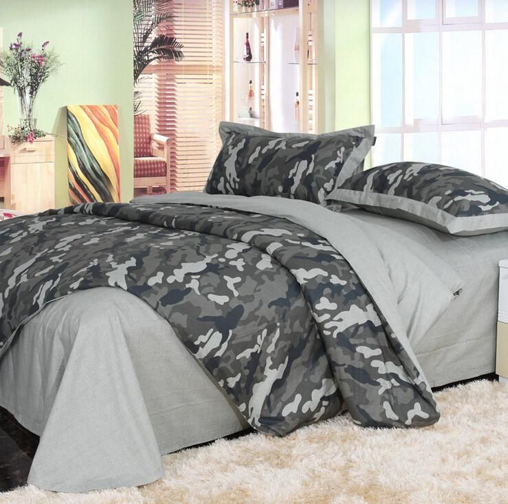 camo crib set