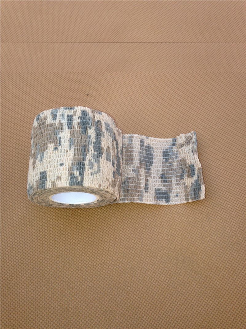Mix Color Self Adhesive Elastic Bandage Army Camo Wrap Rifle Shooting