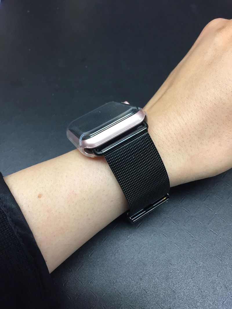 apple watch 4 stainless steel milanese loop