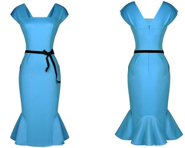 fish cut dress for baby girl