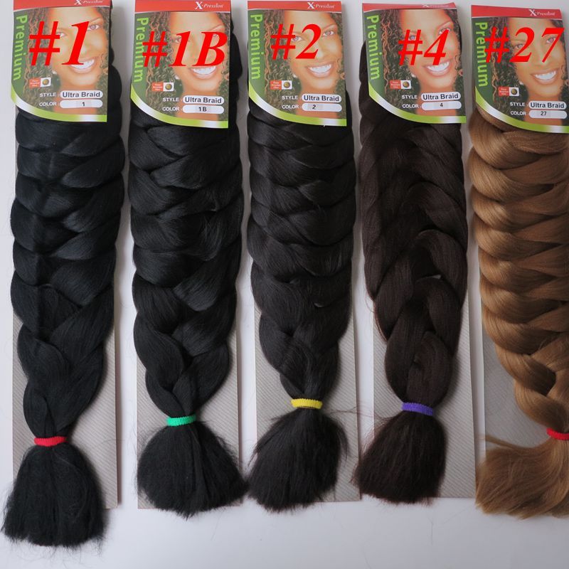Xpression Jumbo Braids Hair 82inch 165g Single Color Ultra Braid