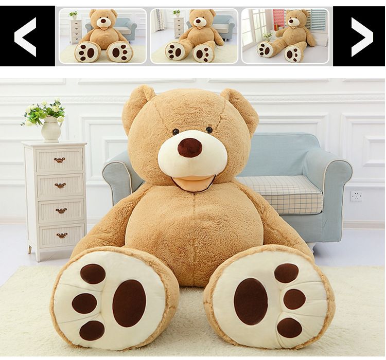 ours en peluche 2m