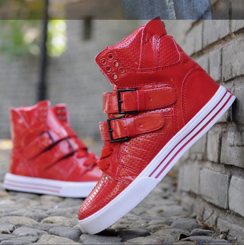 hip hop shoes red