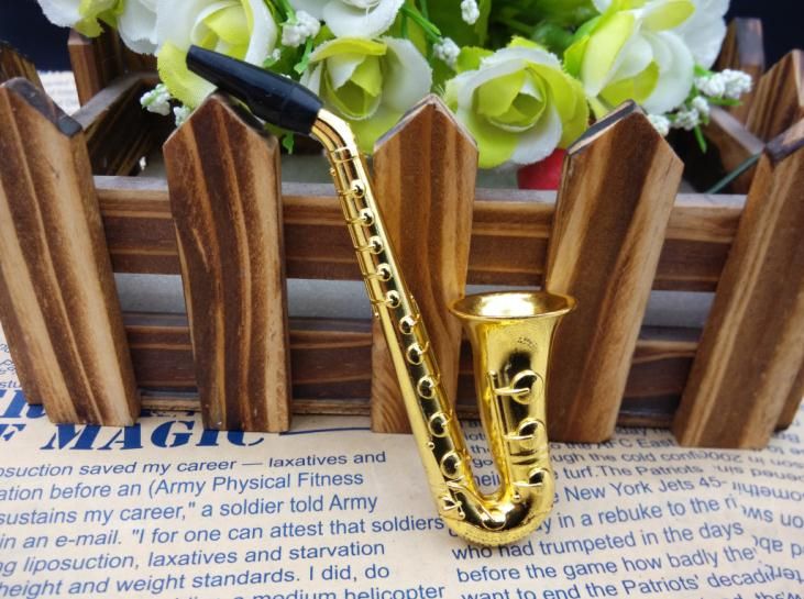 2020 Wholesalers 2015 New Creative Saxophone Portable Metal Pipe