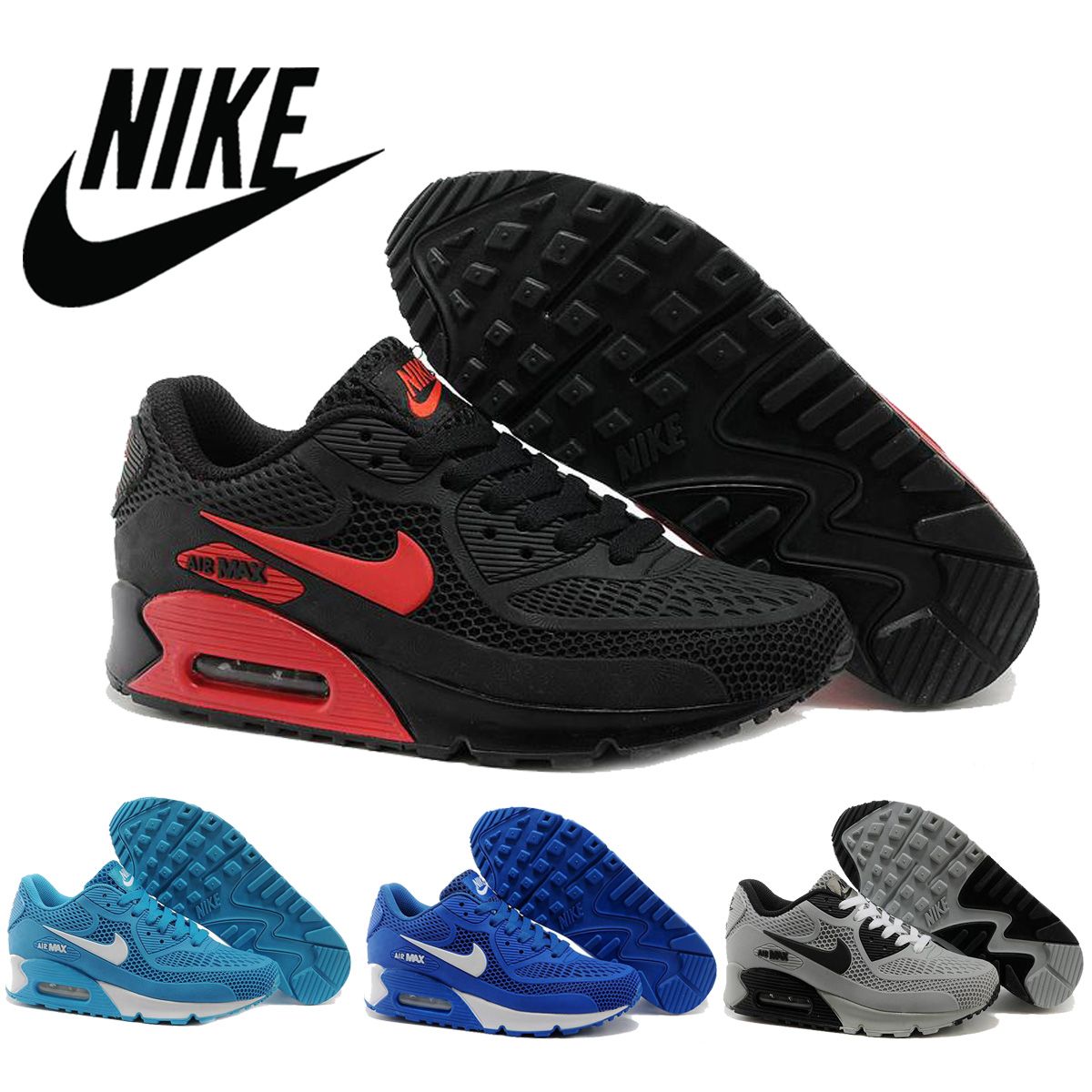 Compre Zapatos Para Correr Nike Air Max 90 KPU TPU De Los Hombres Air Max 90  Hyperfuse Para Mujer De Las Zapatillas De Deporte Zapatos Atléticos Del  Envío Libre A 71,27 €