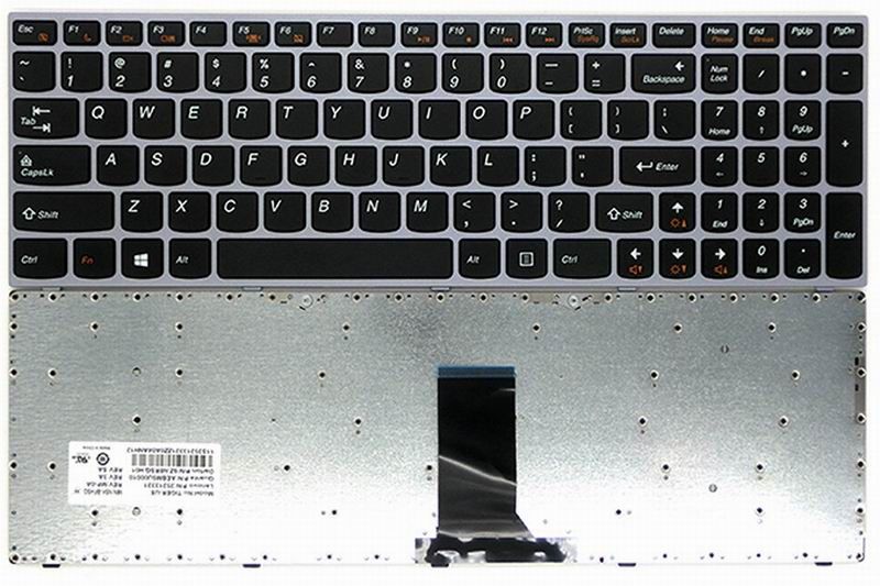 NUOVO Per LENOVO B5400A M5400 M5400A B5400 Laptop Tastiera Con Telaio Nero 