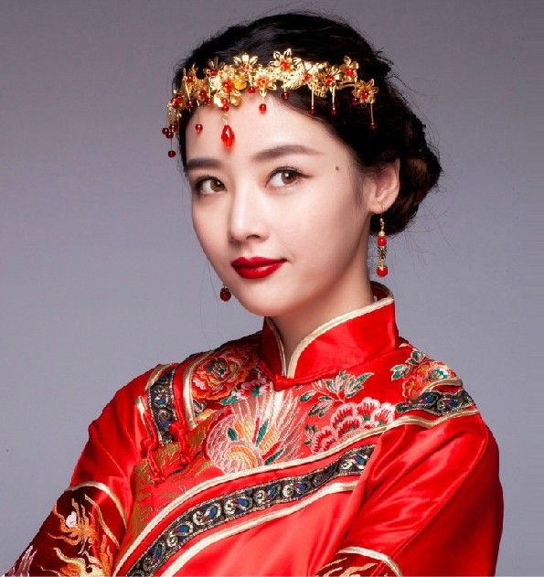 chino Tiara Headpieces Party antiguas boda joyería nupcial accesorios para el cabello Vintage clásico moda desfile diadema cristal
