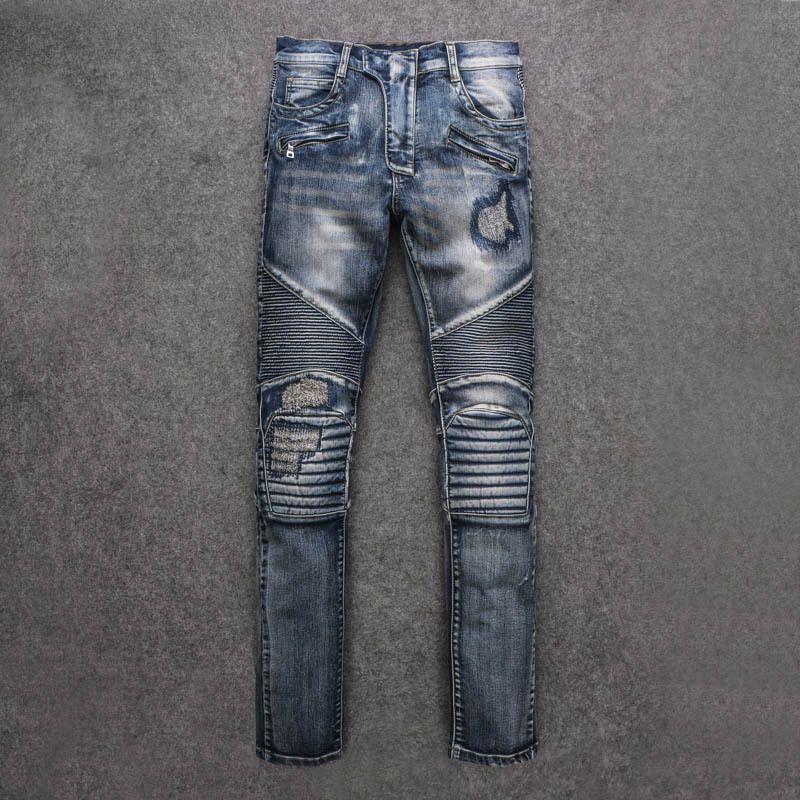 biker panel jeans