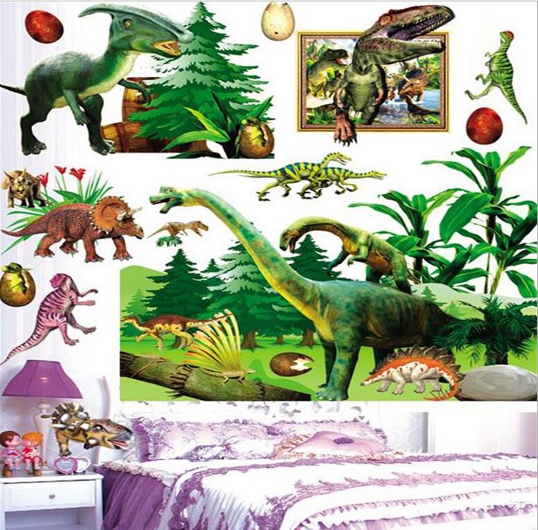 Roommates Dinosaurs Peel Stick Wall Decals Cartoon Wall Decor
