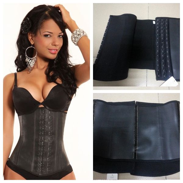 2019 Women Waist Training Corset Thicken Ann Cherry Latex Waist
