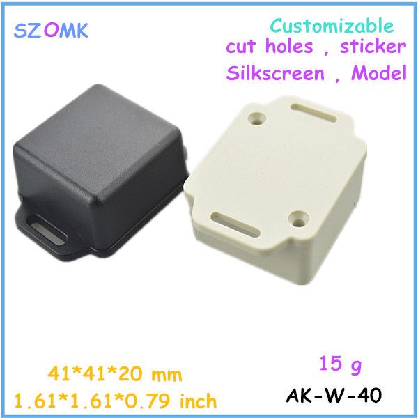 Scatole elettriche scatola per circuiti stampati in alluminio nero Scatola di derivazione per progetti elettronici fai-da-te tipo split adottare design di tipo diviso Scatole elettriche scatola per circuiti stampati in alluminio nero Scatola di derivazione per progetti elettronici fai-da-te tipo split adottare design di tipo diviso