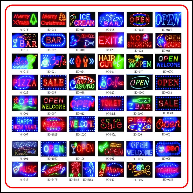 Animated LED Neon Light Kiosk Coffee Sign With On/Off Switch And Chain 19 X  10 From Taotao1818, $20.81