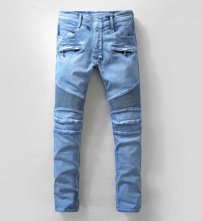 Jeans NWT BP Mens Stylish Fashion Stretch Slim Acid Light Blue Washed Biker Jeans Size 28 38 9936 From Topbrandfactory, | DHgate.Com