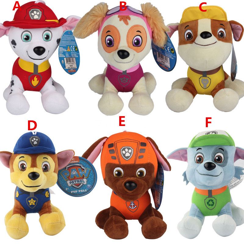 Compre Kb Patrulla De Muñecos De Peluche De Skye Marshall Caza Zuma Rocky Escombros De La Pata Del Perrito De La Figura Suave Relleno DollsToys A 2,18 € Del Olaf | DHgate.Com