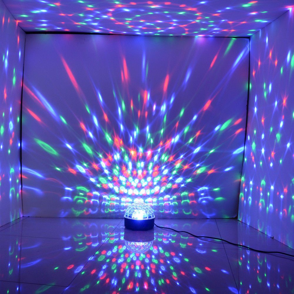 dj club disco ktv party bar rgb crystal led ball projector stage