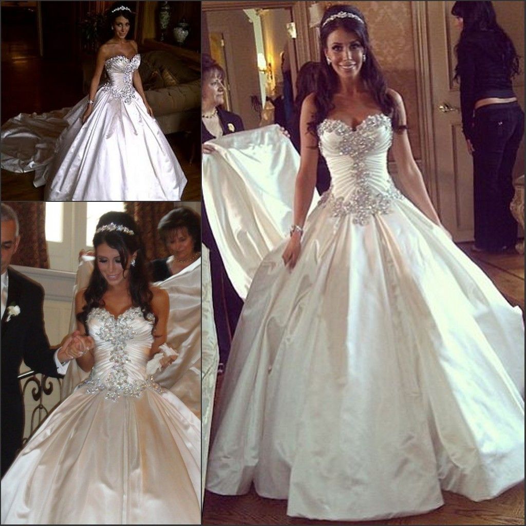 pnina tornai ball gown with crystals