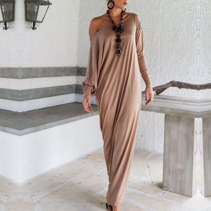 long casual dresses with long sleeves