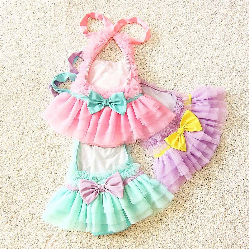 baby girl ruffle swimsuit