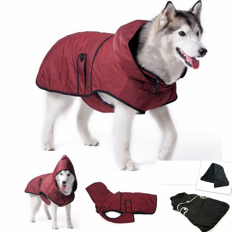 Ropa para perros Cálido Chaqueta de invierno Abrigo impermeable Ropa para Golden Retriever Rottweiler
