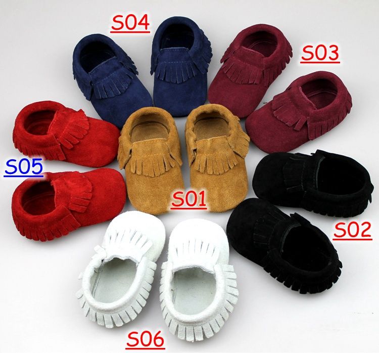 Tassel Shoes Newborn Baby Girls Boys Lace Up Soft Sole First Walkers Infant Toddler Shoes Prewalking Shoes