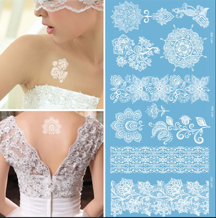 50pcs flash waterproof tattoo women white temporary tattoos henna 50pcs flash waterproof tattoo women white temporary tattoos henna
