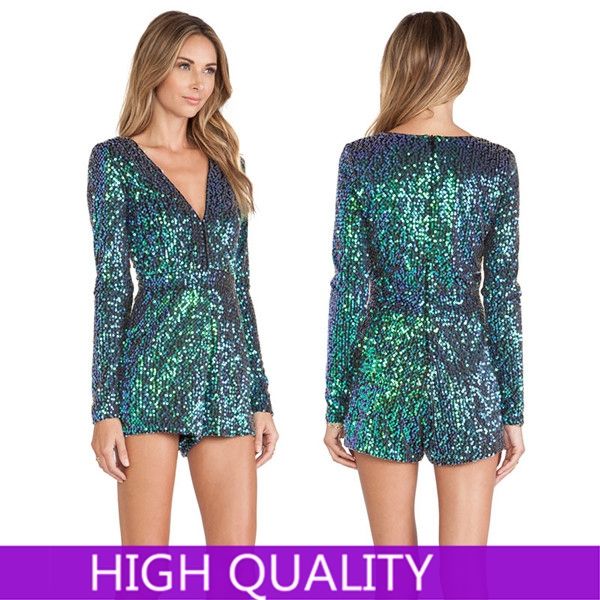 Compra Macacao Feminino 2015Autumn Mono Largo De Manga Larga Casual Body De  Lentejuelas Diseño Playsuit Monos Para Las Mujeres Sexy Rompers Barato |  Entrega Rápida Y Calidad | Es.Dhgate
