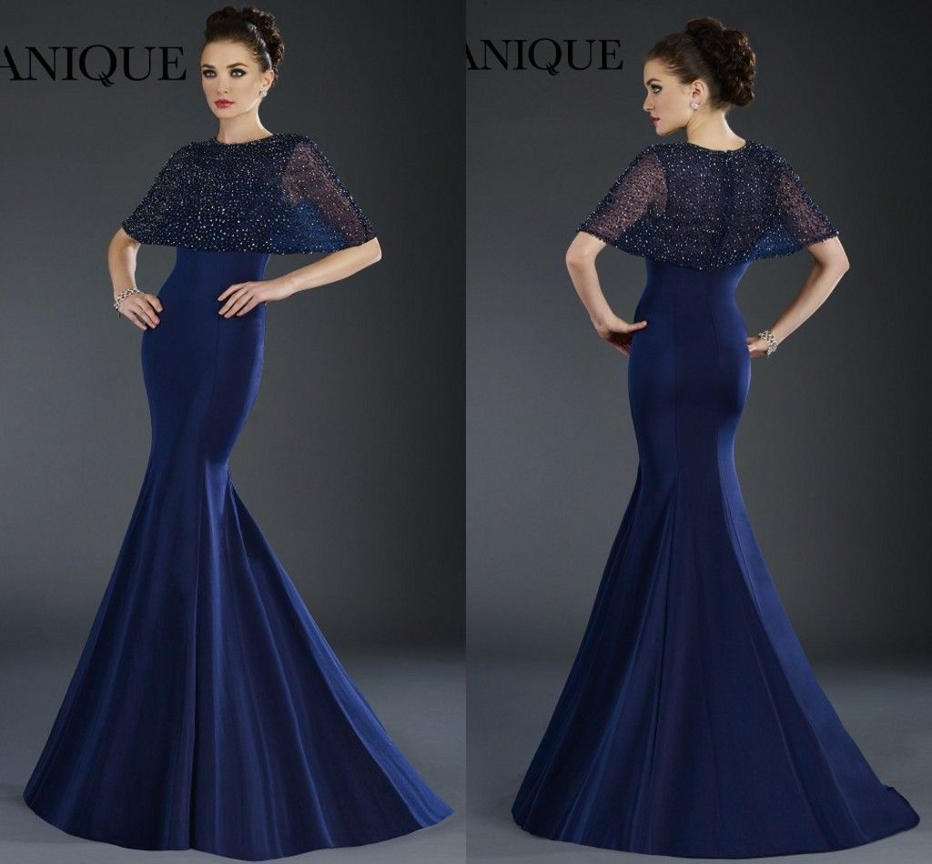 Navy Blue Evening Gowns