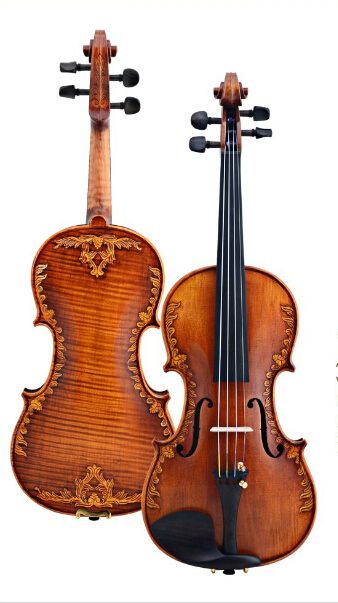 Compra Violino 4/4 Instrumento Musical, Violín Italiano Avanzado 100% Hecho  A Mano, Tallado Antiguo Violín De Madera De Abeto Barato | Entrega Rápida Y  Calidad | Es.Dhgate