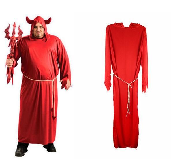 2016 Hot Sale Costume Deluxe Mens Halloween Lucifer Devil Costume Fancy