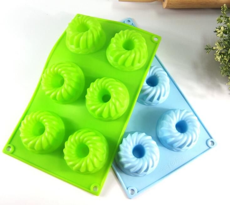 Nuevo molde espiral silicona pasteles moldes para hornear moldes para pasteles moldes para pasteles moldes para pasteles