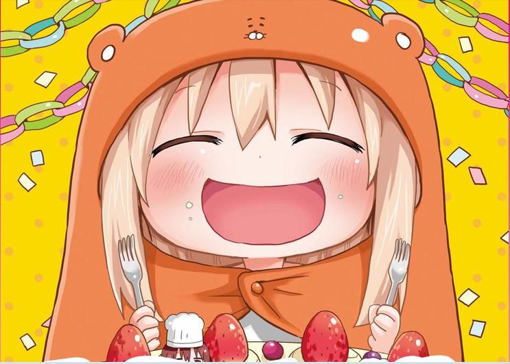 anime girl orange hoodie  anime girl