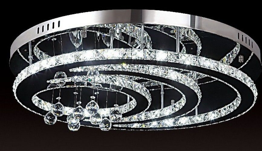 modern crystal led ceiling lights