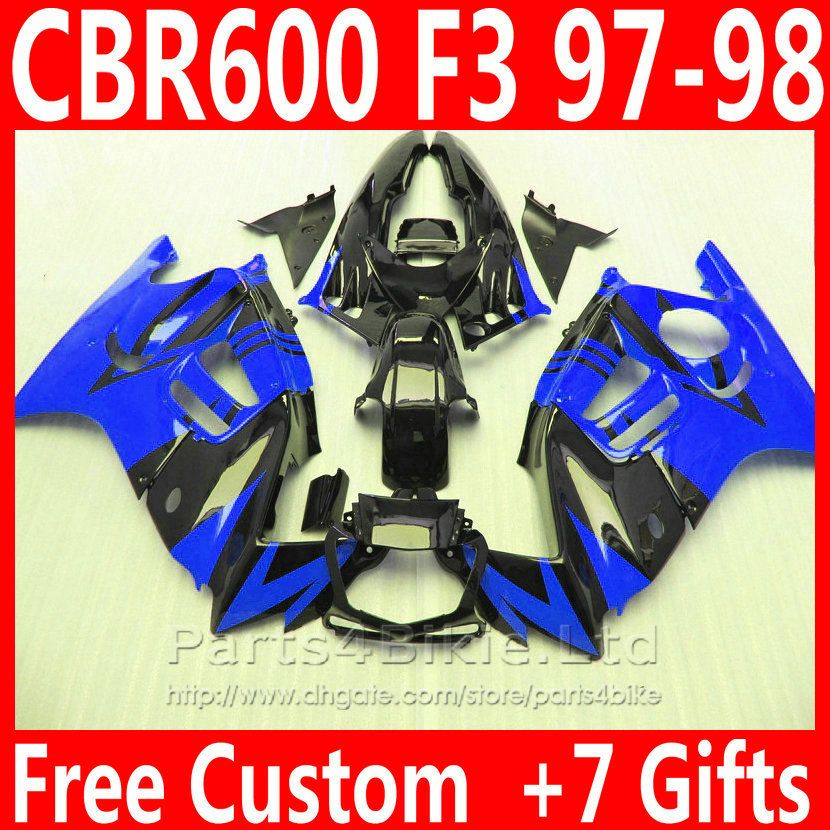 Dark Blue High Quality Motorcycle Fairing Kit For Honda CBR 600 F3