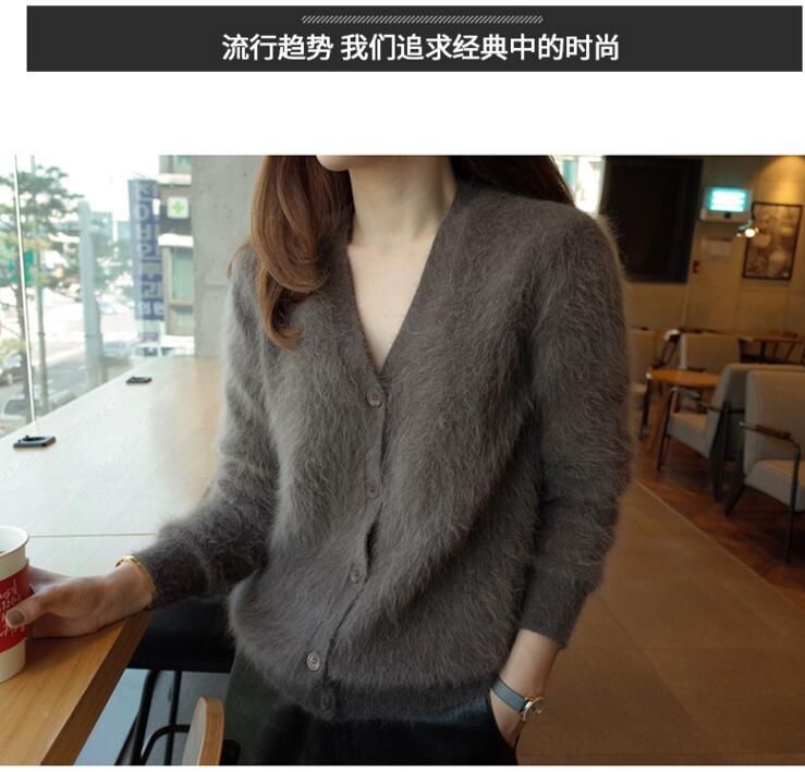 Großhandel Korean Frauen Plüsch Nerz Kaschmir Strickjacke V Kragen Frau Langarm Botton Cardigan Warm Elegant Outwear Sueter Mujer Von Bichery, $67.12 Großhandel Korean Frauen Plüsch Nerz Kaschmir Strickjacke V Kragen Frau Langarm Botton Cardigan Warm Elegant Outwear Sueter Mujer Von Bichery, $67.12