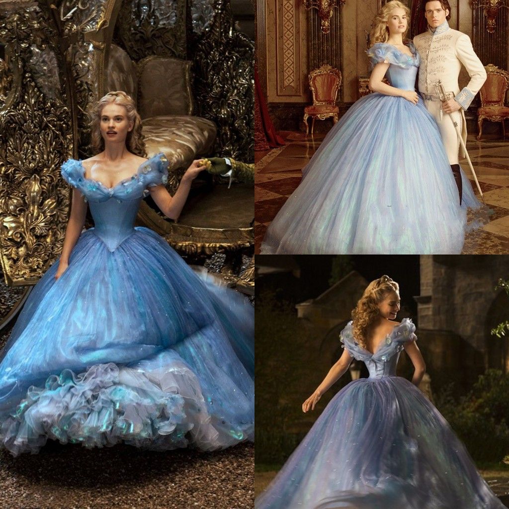 cinderella themed prom dress