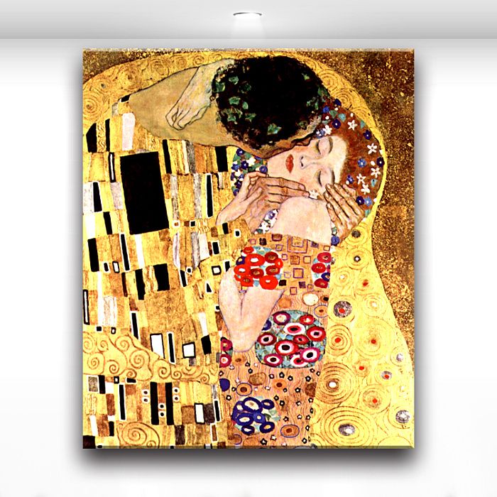 2020 King Kiss Queen Modern Romantic Lover Picture Oil Painting