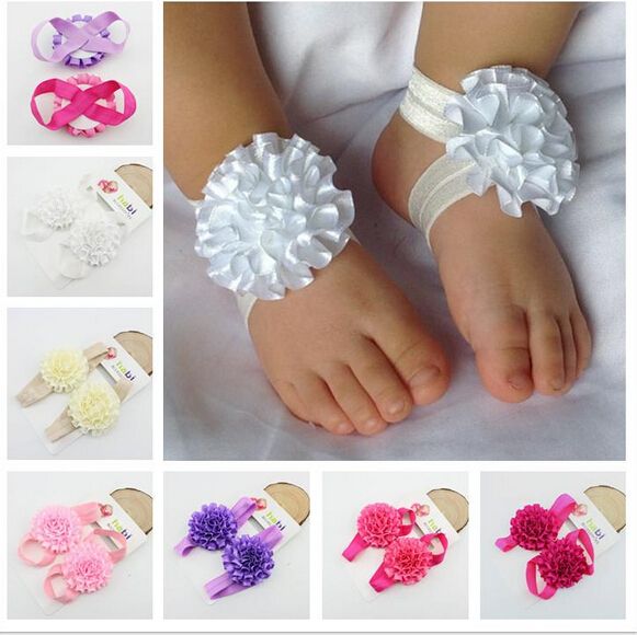 baby socks flowers