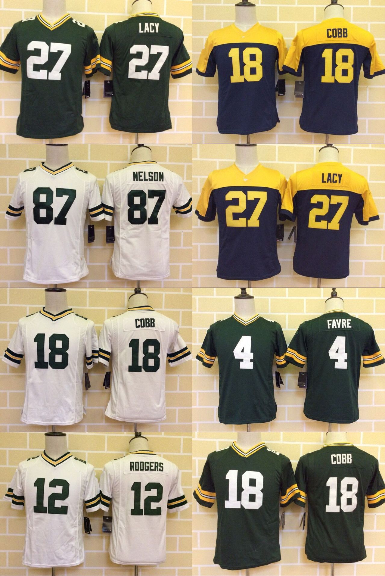 aaron rodgers throwback jersey youth