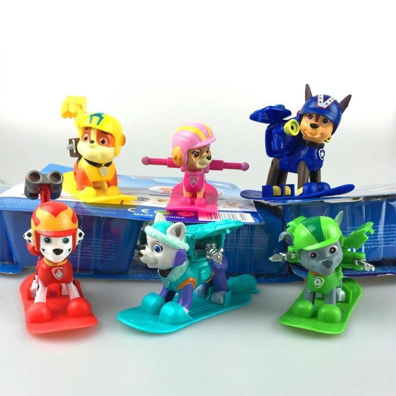 Buy Best Latest BRAND Paw Patrol Toys With Snowboard Skye Marshall Chase Rocky Everest Paw Patrol Figures Paw Patrol Toys Best Toys For Kids BK033 | DHgate.Com