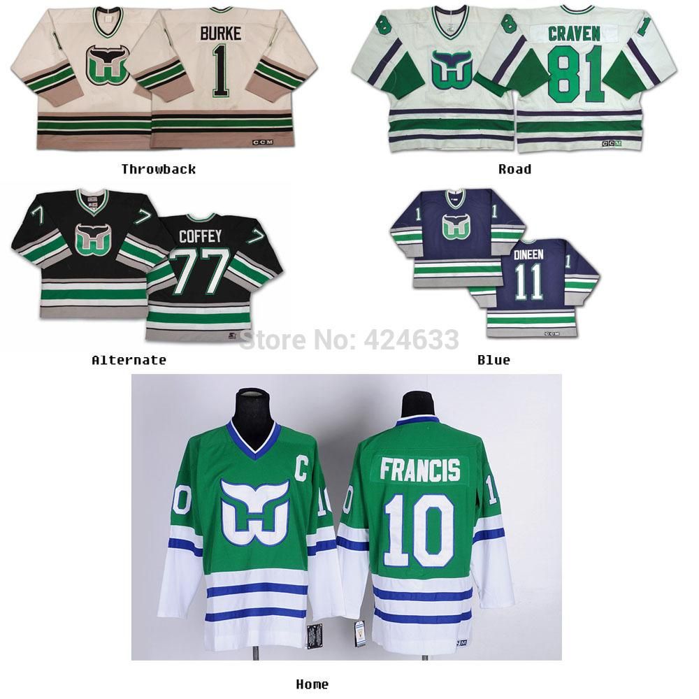 hartford whalers alternate jersey